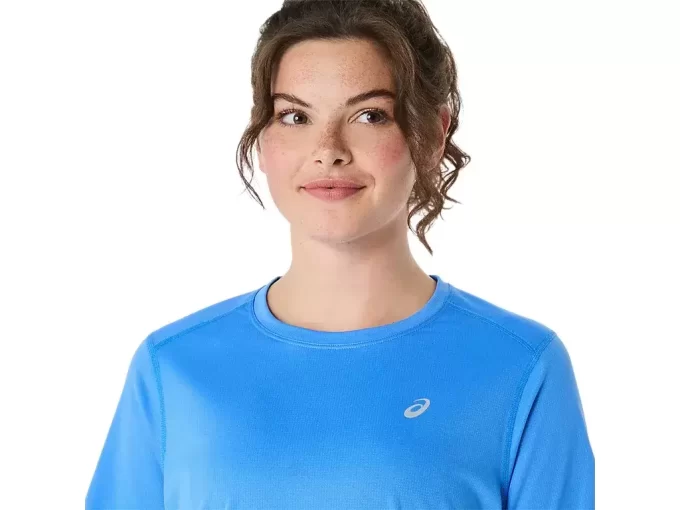 ASICS SILBERNES KURZARM-OBERTEIL ASICS SILBERNES KURZARM-OBERTEIL
