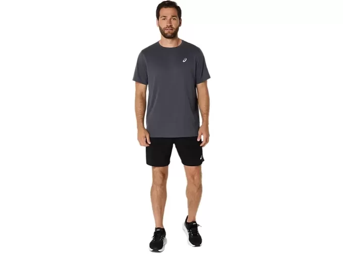 ASICS SILBERNES KURZARM-OBERTEIL ASICS SILBERNES KURZARM-OBERTEIL
