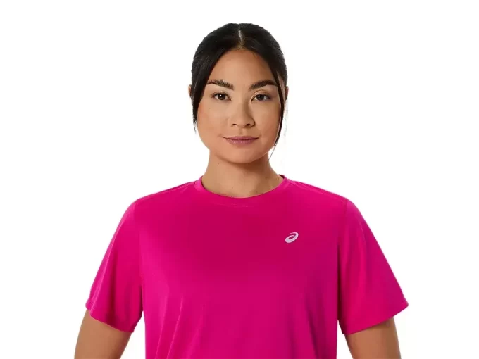 ASICS SILBERNES KURZARM-OBERTEIL ASICS SILBERNES KURZARM-OBERTEIL