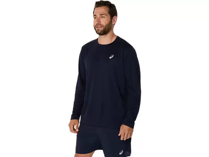 ASICS SILBERNES LANGARM-OBERTEIL ASICS SILBERNES LANGARM-OBERTEIL