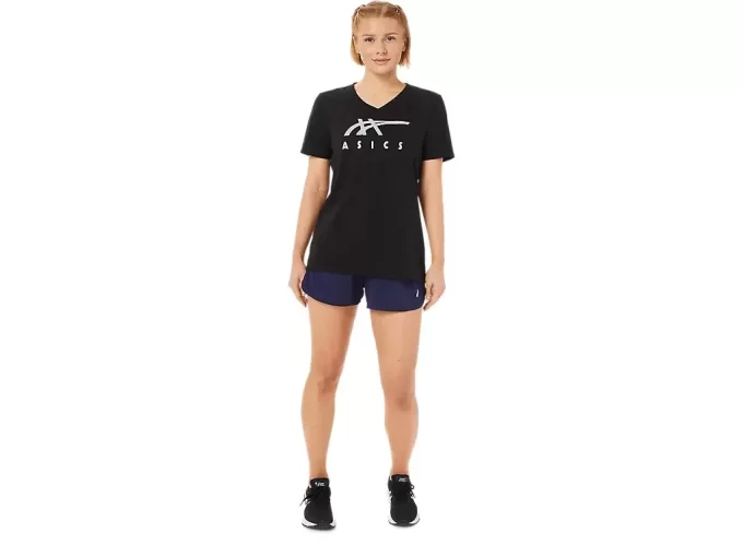 ASICS STRIPES V-NECK FÜR DAMEN ASICS STRIPES V-NECK FÜR DAMEN