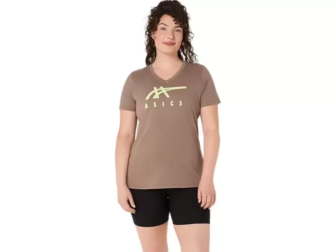 ASICS STRIPES V-NECK FÜR DAMEN ASICS STRIPES V-NECK FÜR DAMEN