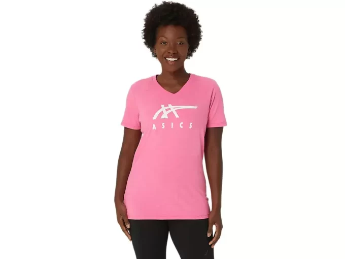 ASICS STRIPES V-NECK FÜR DAMEN ASICS STRIPES V-NECK FÜR DAMEN