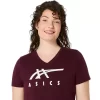 ASICS STRIPES V-NECK FÜR DAMEN ASICS STRIPES V-NECK FÜR DAMEN