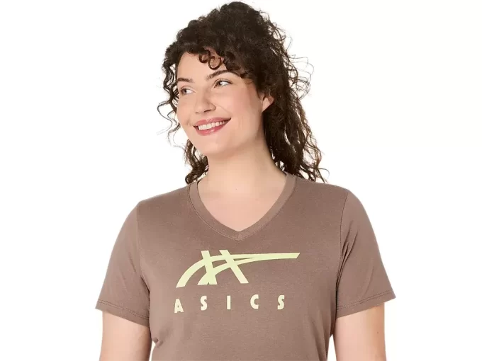 ASICS STRIPES V-NECK FÜR DAMEN ASICS STRIPES V-NECK FÜR DAMEN