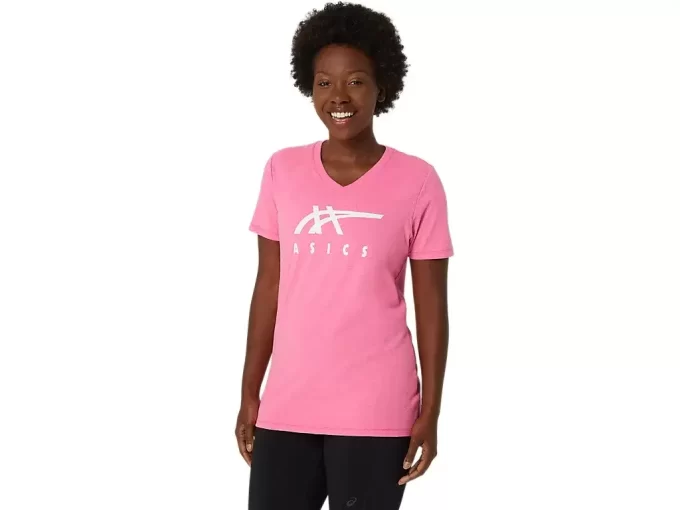 ASICS STRIPES V-NECK FÜR DAMEN ASICS STRIPES V-NECK FÜR DAMEN