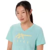 ASICS STRIPES V-NECK FÜR DAMEN ASICS STRIPES V-NECK FÜR DAMEN