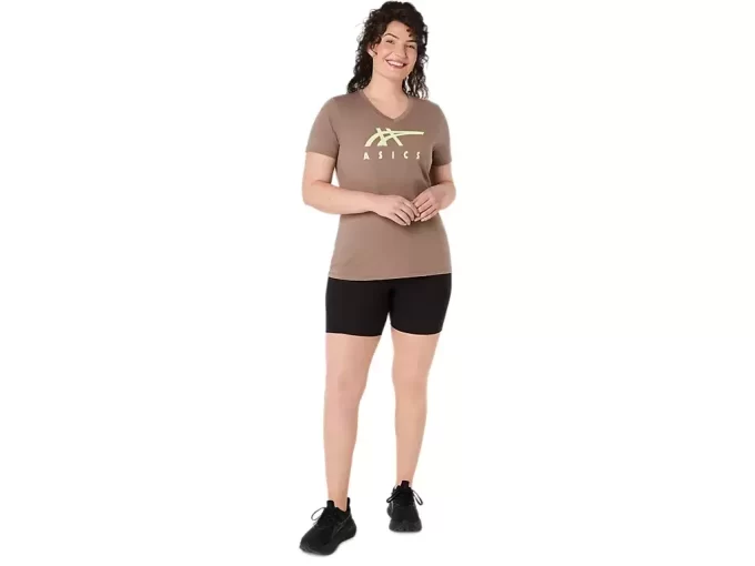 ASICS STRIPES V-NECK FÜR DAMEN ASICS STRIPES V-NECK FÜR DAMEN