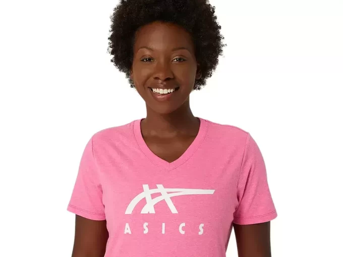 ASICS STRIPES V-NECK FÜR DAMEN ASICS STRIPES V-NECK FÜR DAMEN