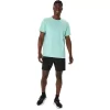 ASICS T-SHIRT MIT SPIRALE-STICKEREI ASICS T-SHIRT MIT SPIRALE-STICKEREI