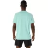 ASICS T-SHIRT MIT SPIRALE-STICKEREI ASICS T-SHIRT MIT SPIRALE-STICKEREI