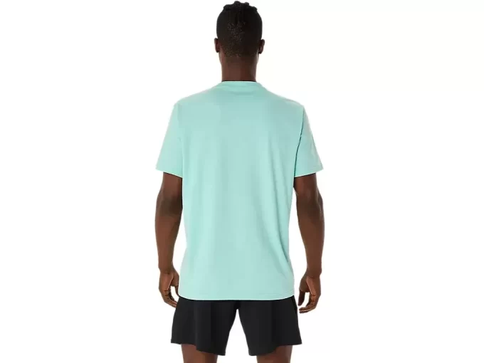 ASICS T-SHIRT MIT SPIRALE-STICKEREI ASICS T-SHIRT MIT SPIRALE-STICKEREI