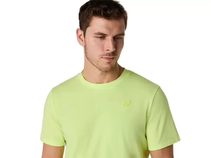 ASICS T-SHIRT MIT SPIRALE-STICKEREI