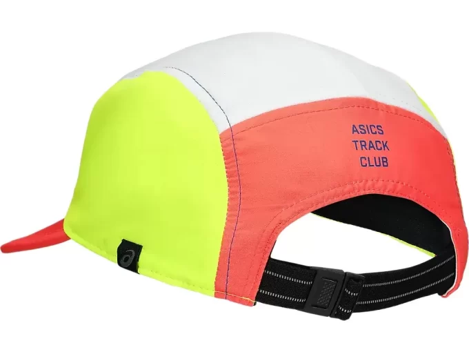 ASICS TRACK CLUB PERFORMANCE RUN 5-PANEL-KAPPE ASICS TRACK CLUB PERFORMANCE RUN 5-PANEL-KAPPE