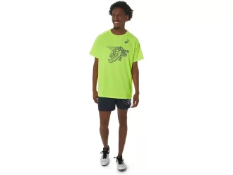 HERRENSCHUHE GRAFISCHES KURZARM-TOP