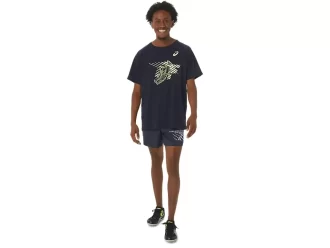 HERRENSCHUHE GRAFISCHES KURZARM-TOP