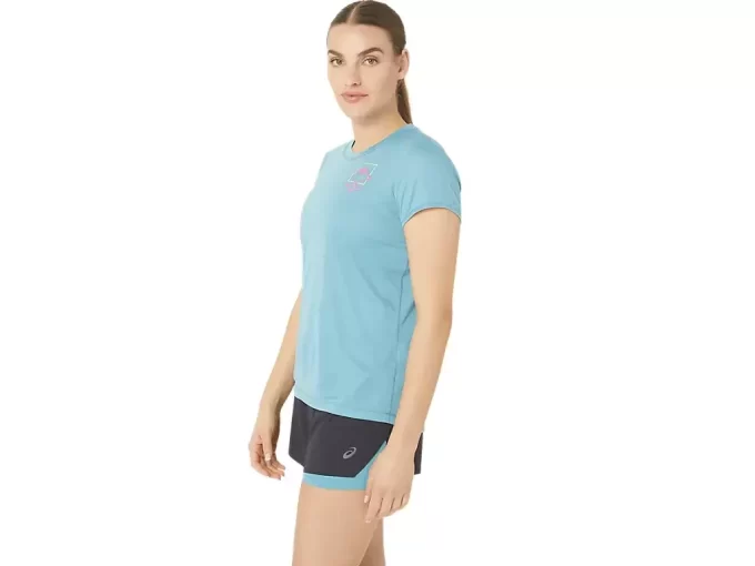 KURZARM-OBERTEIL MIT FUJITRAIL-LOGO FÜR DAMEN KURZARM-OBERTEIL MIT FUJITRAIL-LOGO FÜR DAMEN