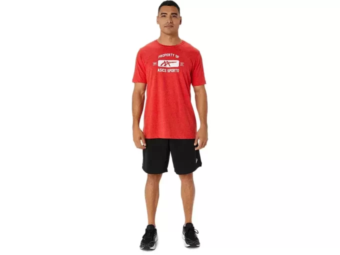 KURZARM-SPORT-T-SHIRT „PROPERTY OF ASICS“ KURZARM-SPORT-T-SHIRT „PROPERTY OF ASICS“