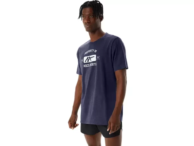KURZARM-SPORT-T-SHIRT „PROPERTY OF ASICS“ KURZARM-SPORT-T-SHIRT „PROPERTY OF ASICS“