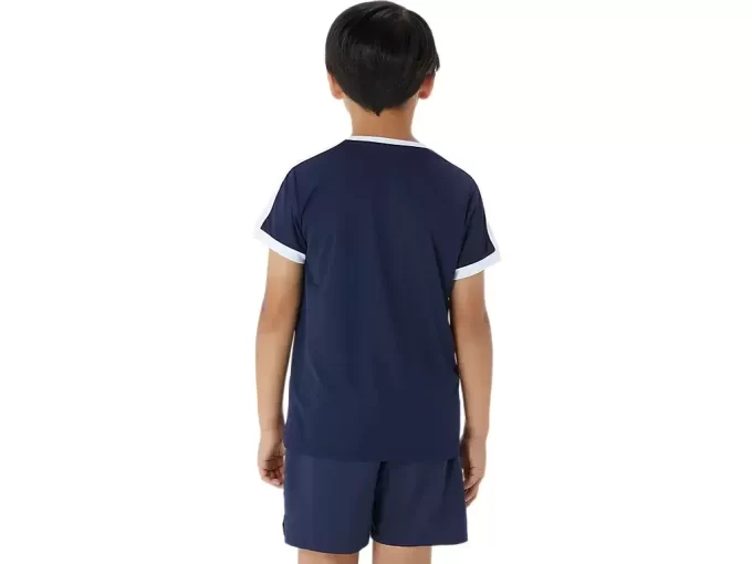 KURZARM-TENNIS-OBERTEIL FÜR JUNGEN KURZARM-TENNIS-OBERTEIL FÜR JUNGEN