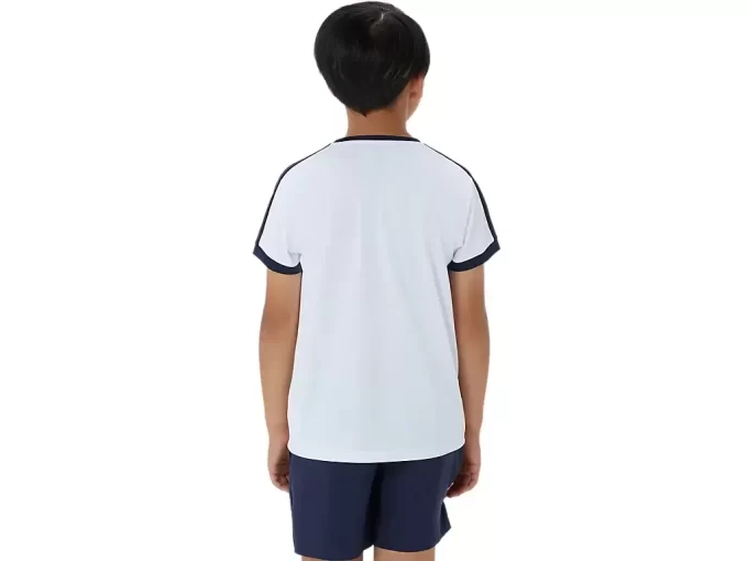 KURZARM-TENNIS-OBERTEIL FÜR JUNGEN KURZARM-TENNIS-OBERTEIL FÜR JUNGEN