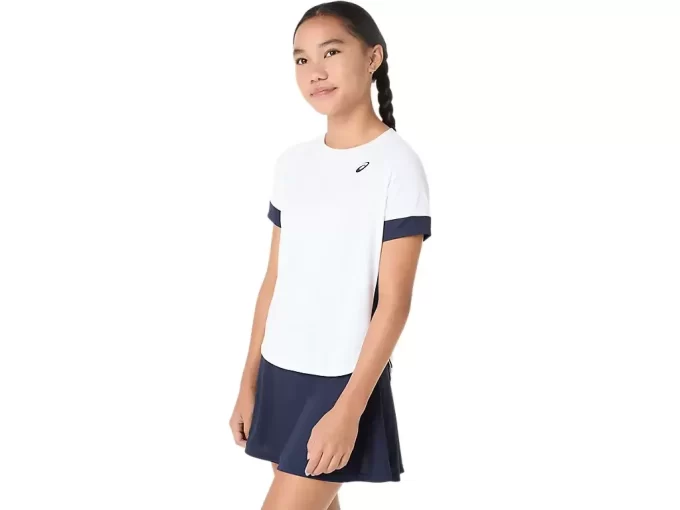 MÄDCHEN-TENNIS-KURZARM-TOP MÄDCHEN-TENNIS-KURZARM-TOP