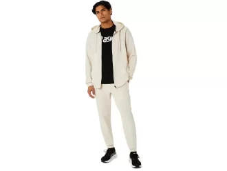 SWEAT-KAPUZENPULLOVER MIT DURCHGEHENDEM REISSVERSCHLUSS