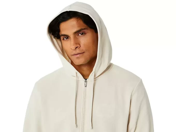 SWEAT-KAPUZENPULLOVER MIT DURCHGEHENDEM REISSVERSCHLUSS SWEAT-KAPUZENPULLOVER MIT DURCHGEHENDEM REISSVERSCHLUSS