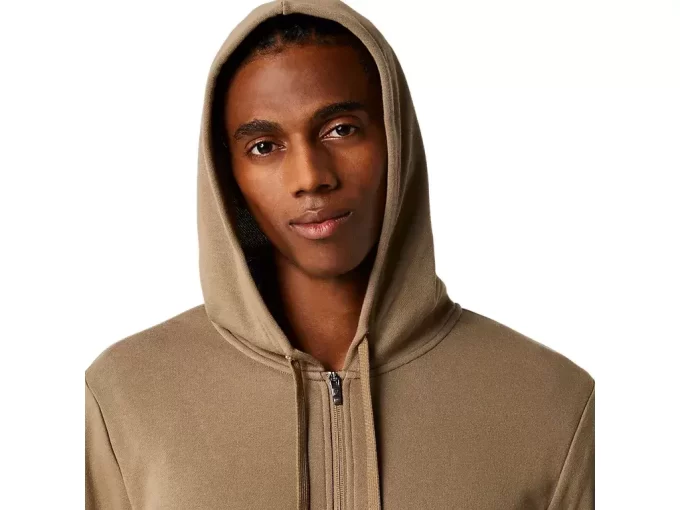 SWEAT-KAPUZENPULLOVER MIT DURCHGEHENDEM REISSVERSCHLUSS SWEAT-KAPUZENPULLOVER MIT DURCHGEHENDEM REISSVERSCHLUSS