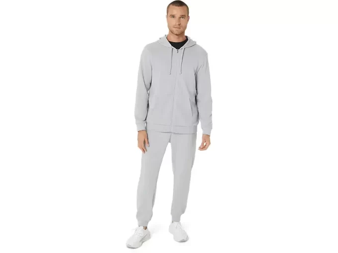 SWEAT-KAPUZENPULLOVER MIT DURCHGEHENDEM REISSVERSCHLUSS SWEAT-KAPUZENPULLOVER MIT DURCHGEHENDEM REISSVERSCHLUSS