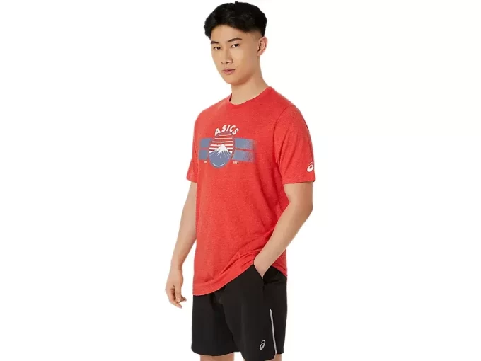 UNISEX ASICS EST 1977 MOUNTAIN T-SHIRT UNISEX ASICS EST 1977 MOUNTAIN T-SHIRT